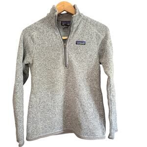 PATAGONIA | Women's Heather Gray Quarter Zip Better Sweater | Size Small